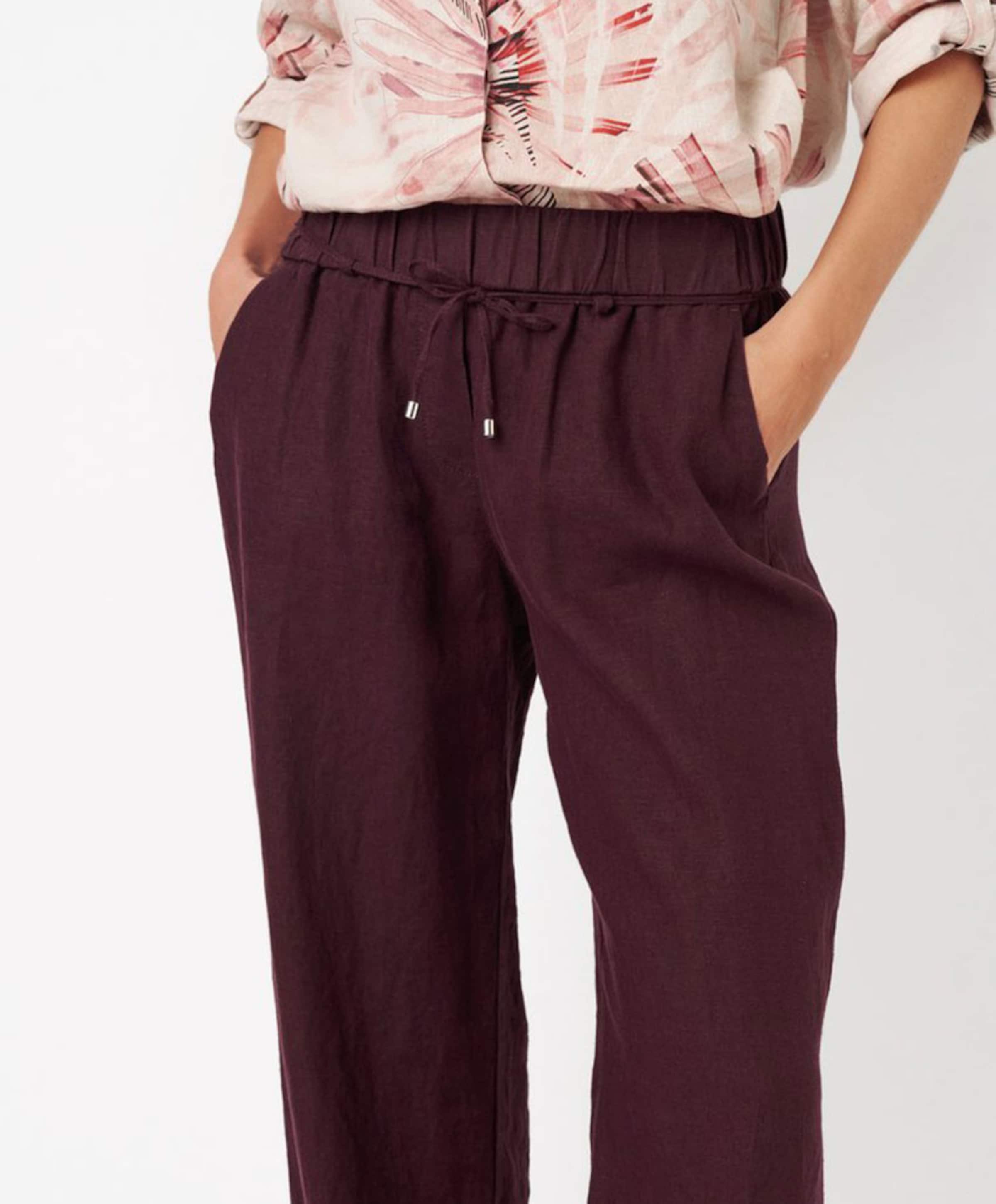Toni Pia Wide Chic dames broek bordeaux