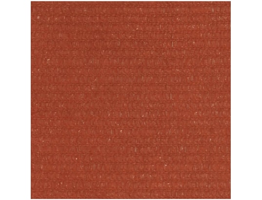 VIDAXL - Voile d'ombrage 160 g/m² carré terre cuite 3,6x3,6 m pehd