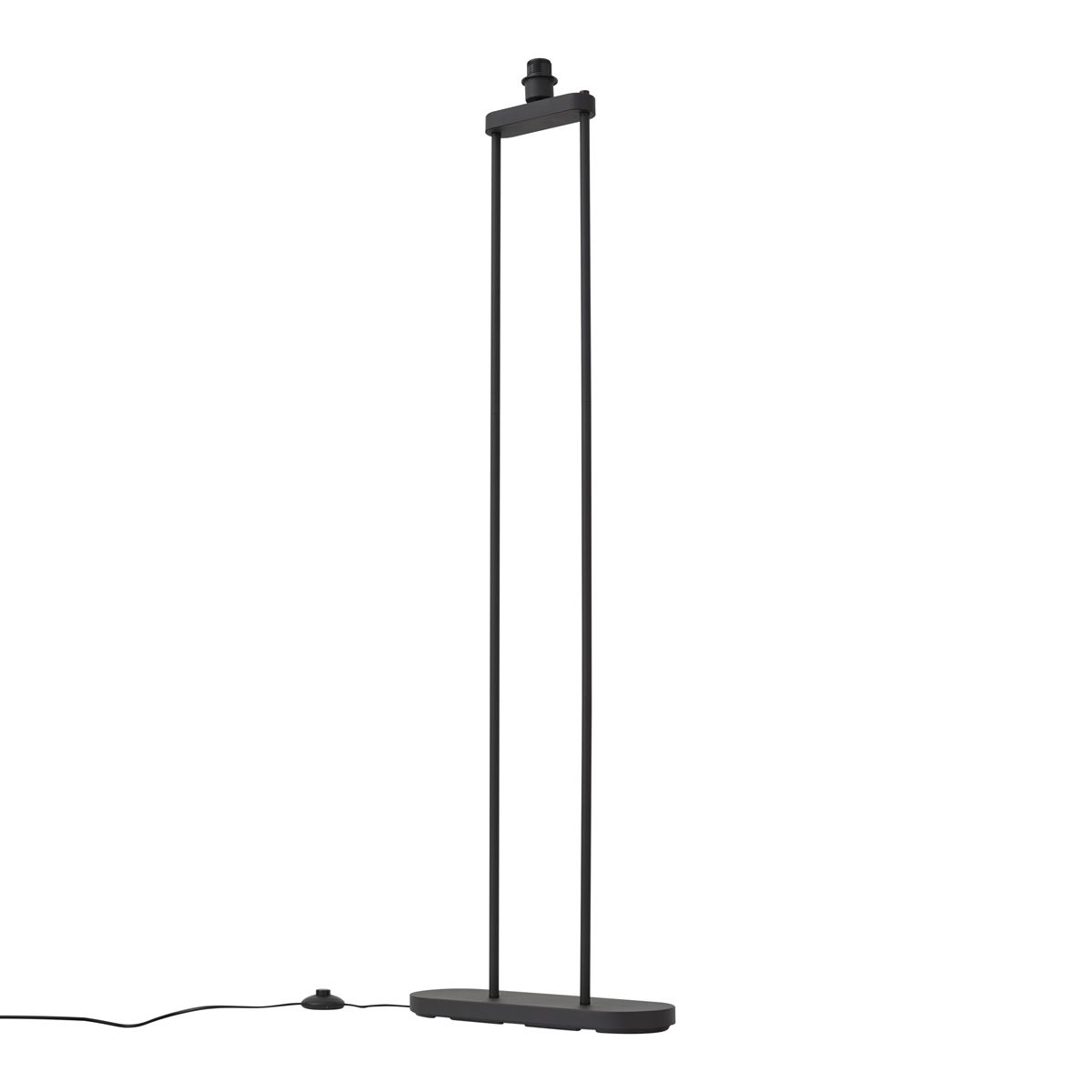 Moderne vloerlamp zwart  - Thijmen