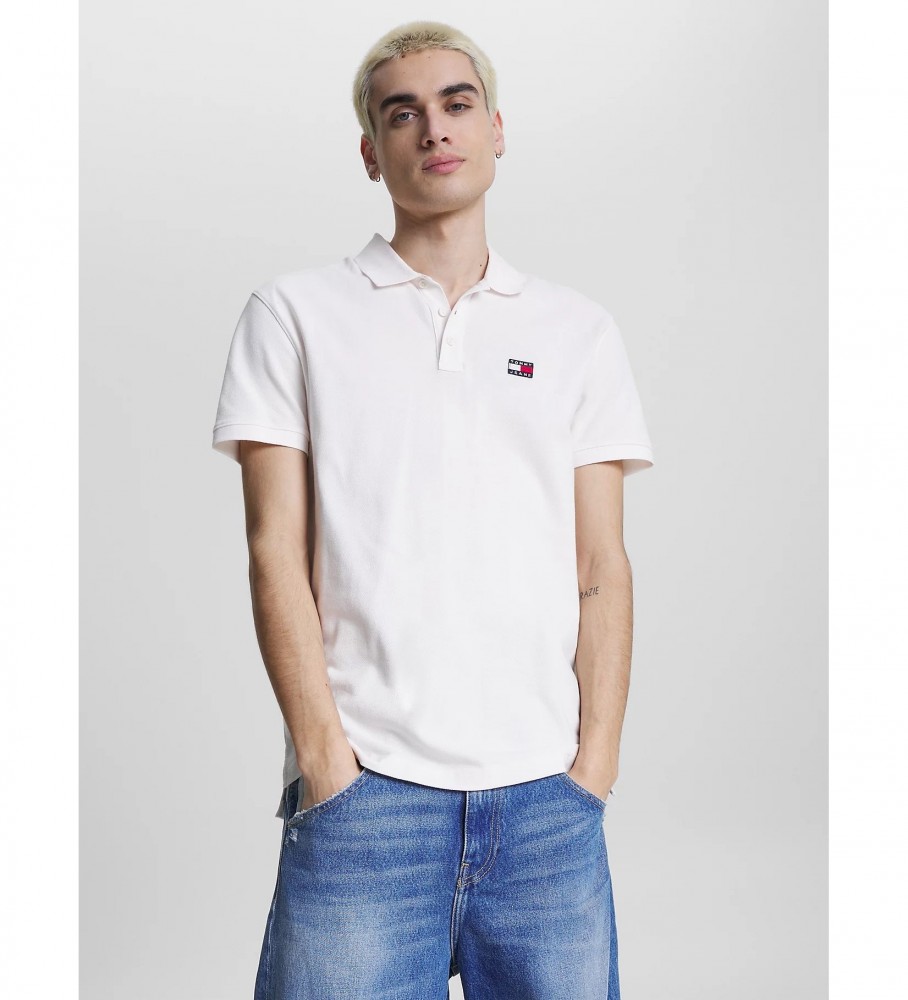 Polo Tommy Jeans Classic Fit com detalhe branco