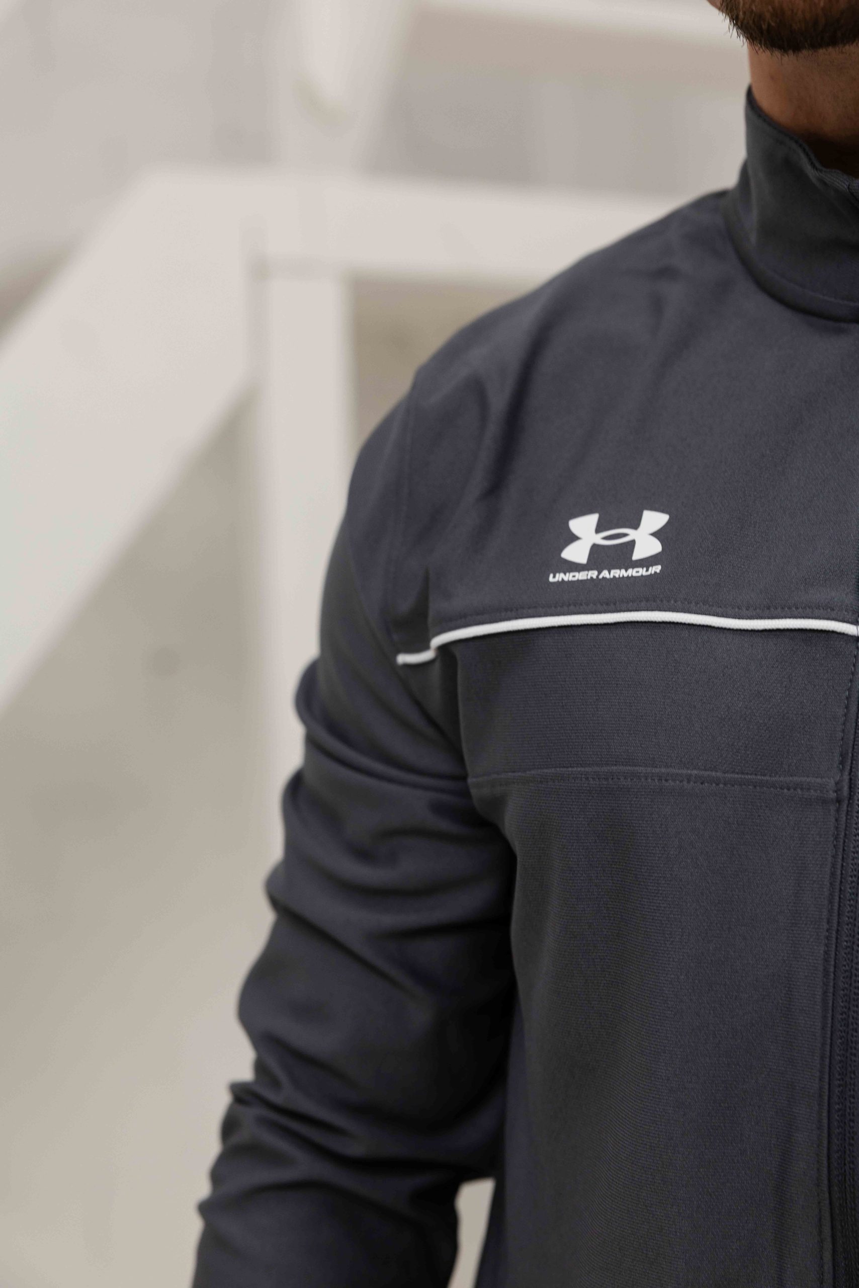 Under Armour Challenger Trainingspak Heren Grijs/Wit