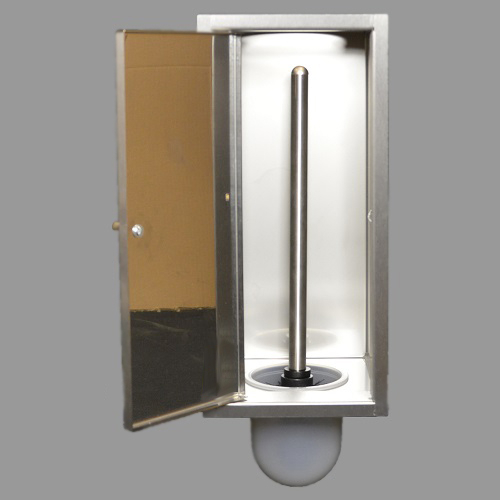 Etsero Brush-up inbouw toiletborstel RVS gepolijst