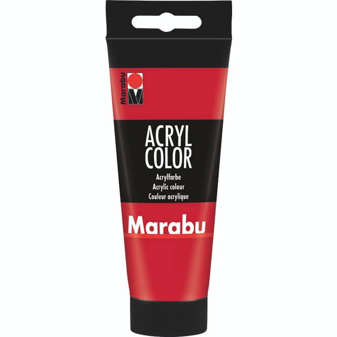 Marabu - Acryl Farbe - Kirschrot - 1 Tube á 100 ml