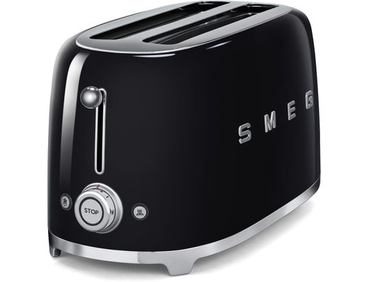SMEG - Grille pain TSF02BLEU Noir 2 fentes extra longues