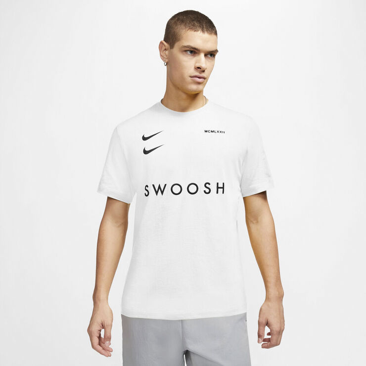 Nike Sportswear Swoosh T Shirt Hvid