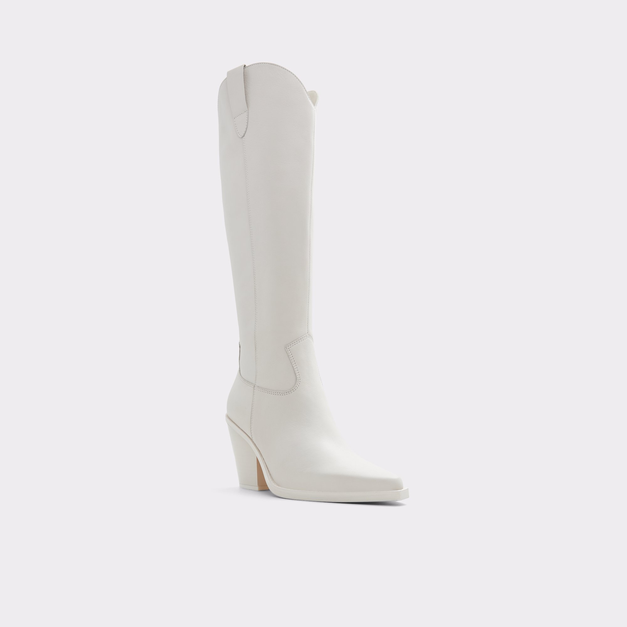 Nevada White Women Tall Boots