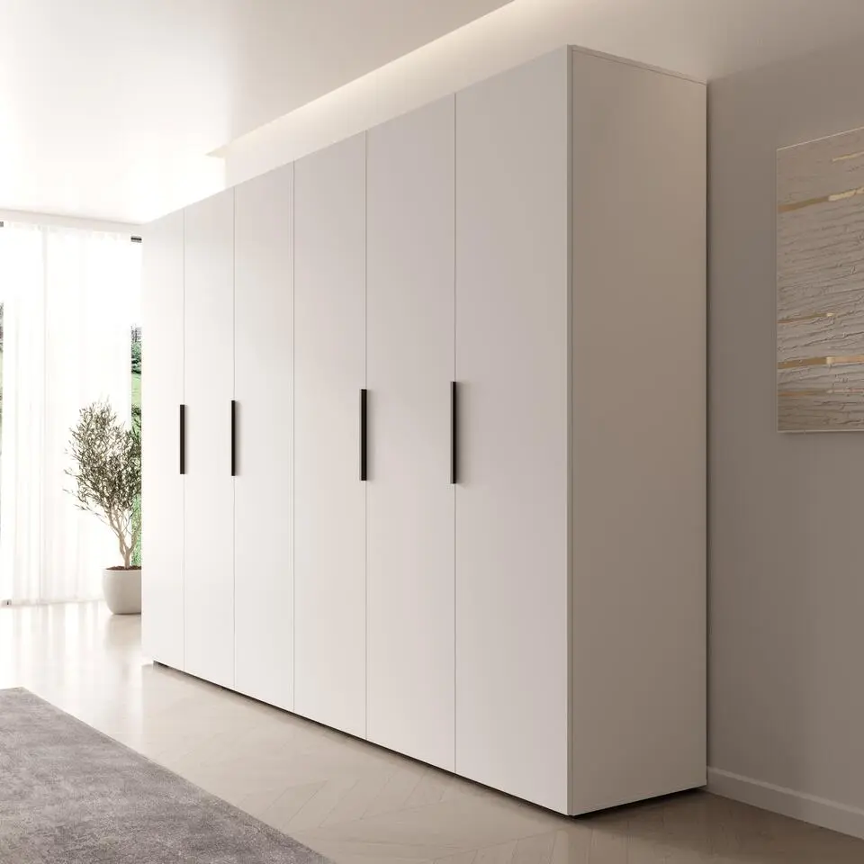 Meubella - Kledingkast Marquesa - Wit - 300 cm