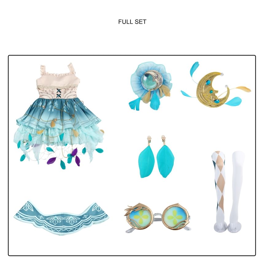 Bloomsoon - Identiteit V Margaretha Zelle Cosplay Kostuumset