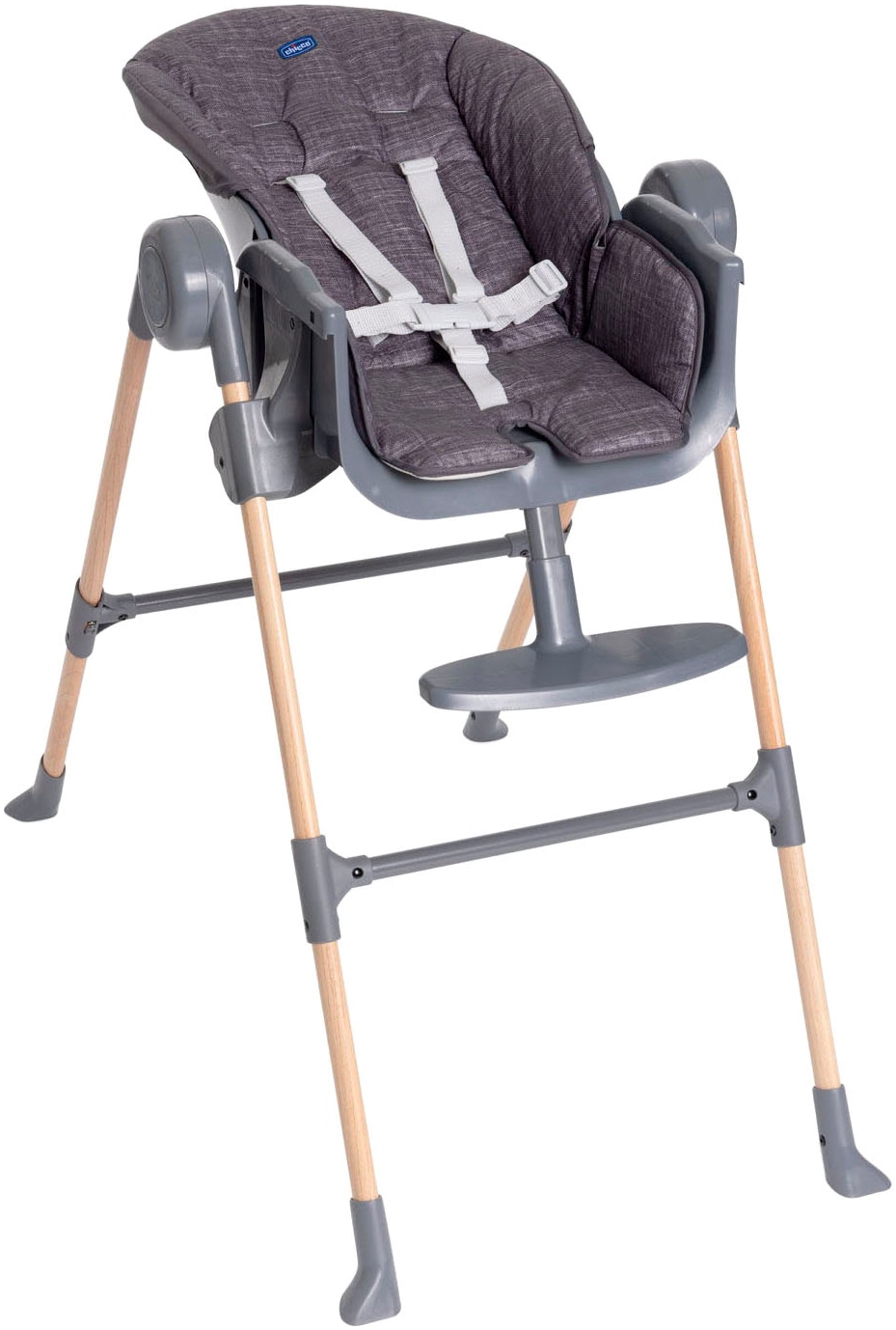 Chicco Hochstuhl »Polly Essential Coal« () mit Essbrett
