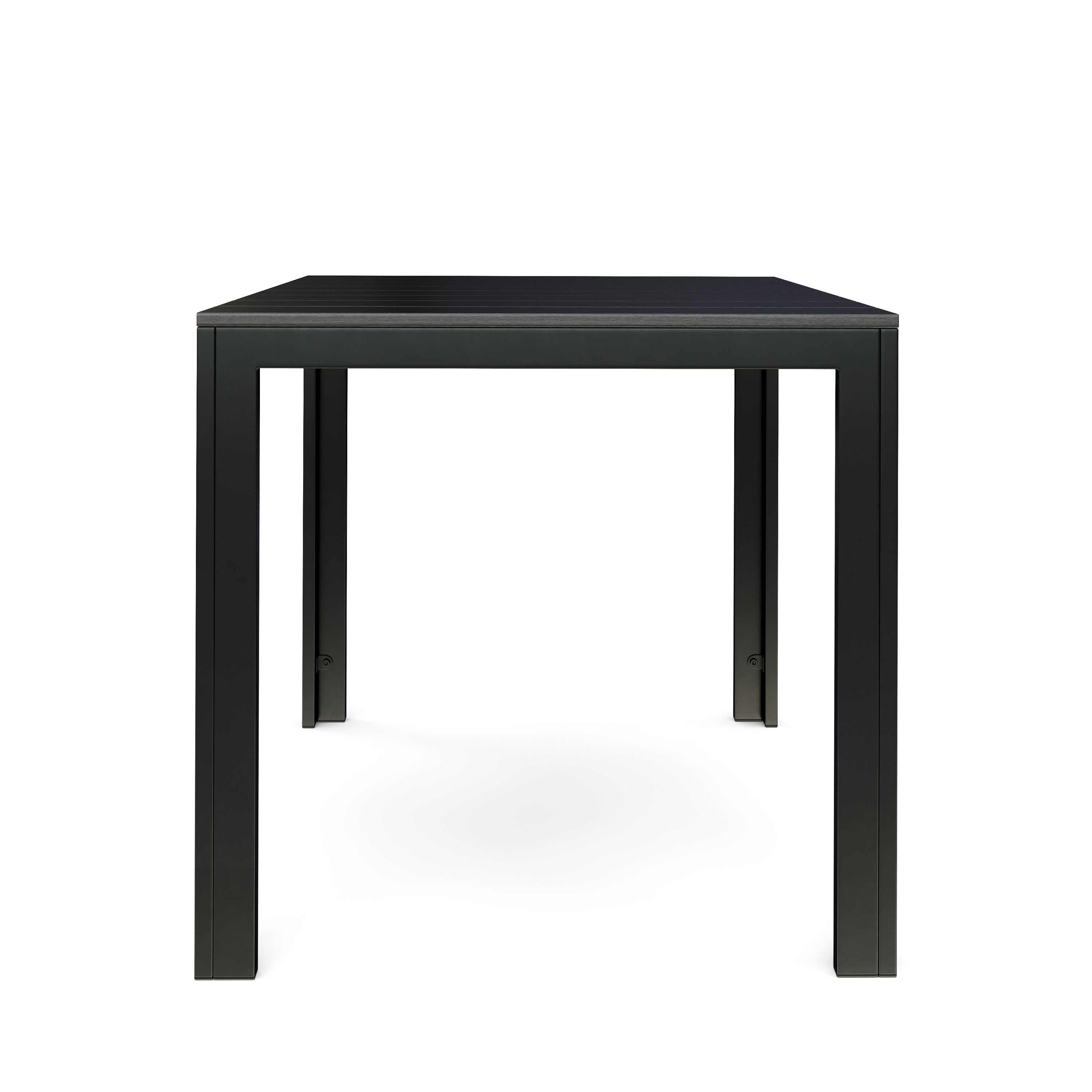 Gartentisch NELI 80 x 80 cm schwarz