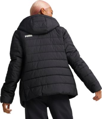 PumaESS Hooded Padded Jacket - schwarz