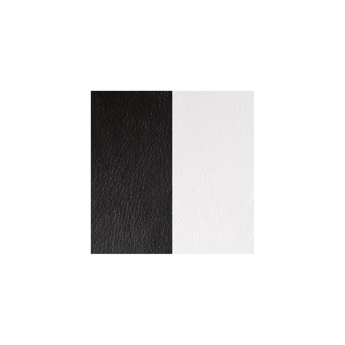 Cuir bracelet Les Georgettes Noir/Blanc 14mm