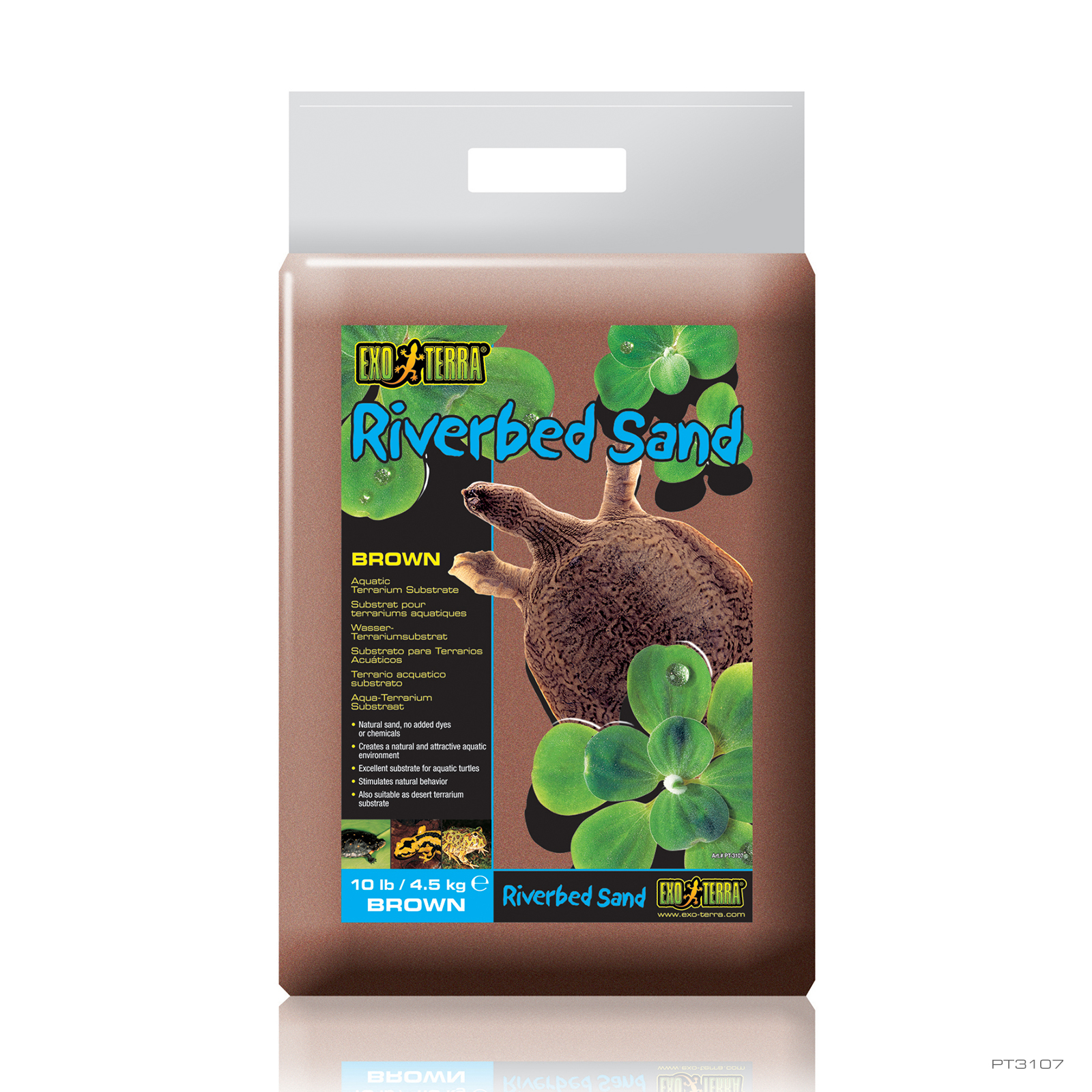 Areia de rio para terrários Exo Terra, vermelha, 4,5 kg