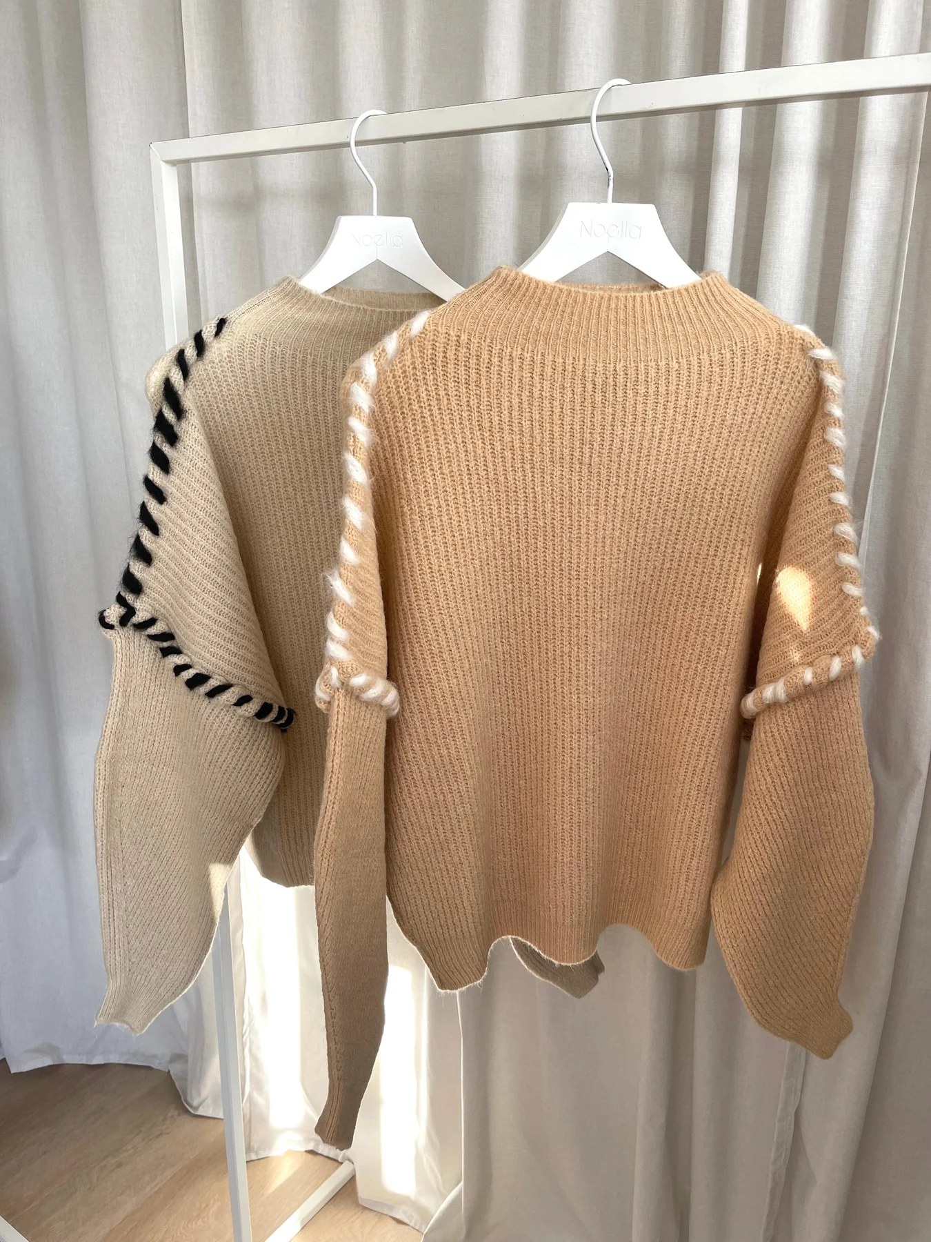 Noella Olli Knit 222 grey melange