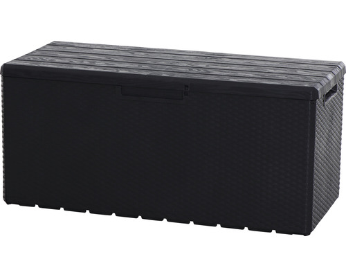 Kussenbox opbergbox 55 x 124 x 56 cm kunststof grijs