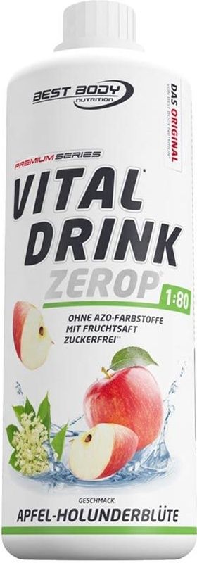 Best Body Nutrition - Low Carb Vital Drink - Lingonberry Lime - 1000ml