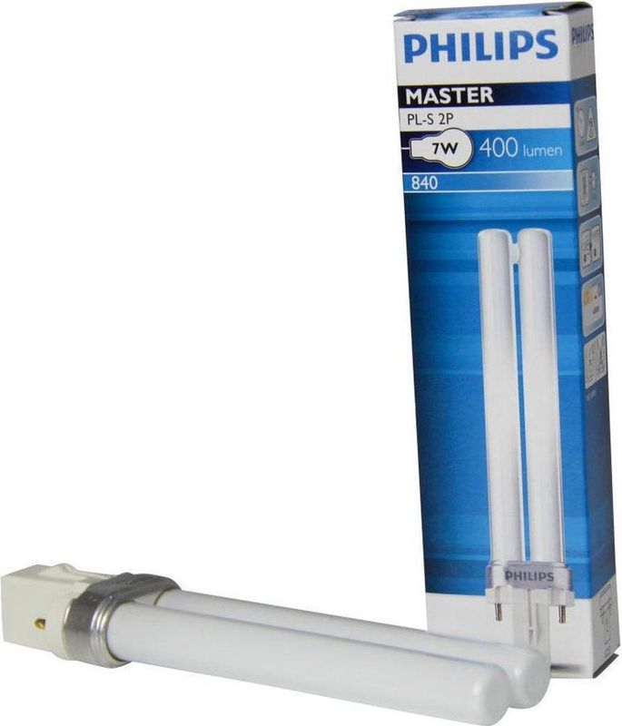 Philips MASTER PL-S 2P 7W 840 - Koel Wit