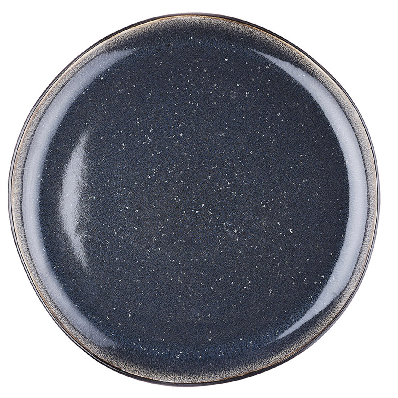 Bjorn 2 Plateaux de service en Grès Iris bleu foncé - 32x32x3.5 cm