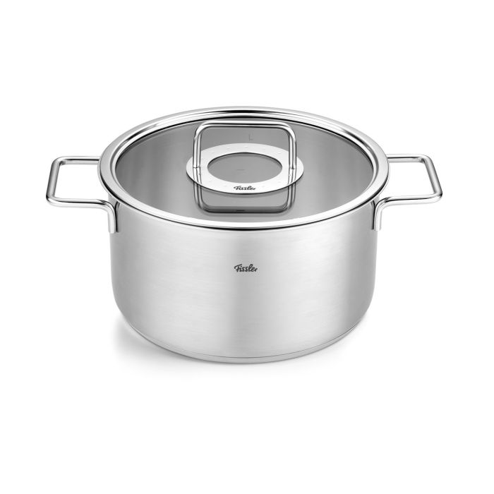 Fissler Pure Collection Kochtopf 24 cm mit Glasdeckel