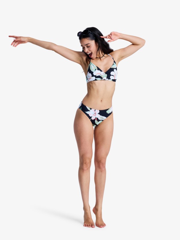 Printed Essentials Hipster Bas de bikini hipster Noir Femme