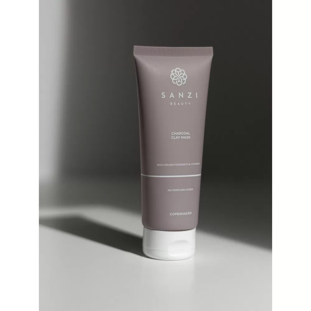 Sanzi Beauty Charcoal Clay Mask - 100 ml.