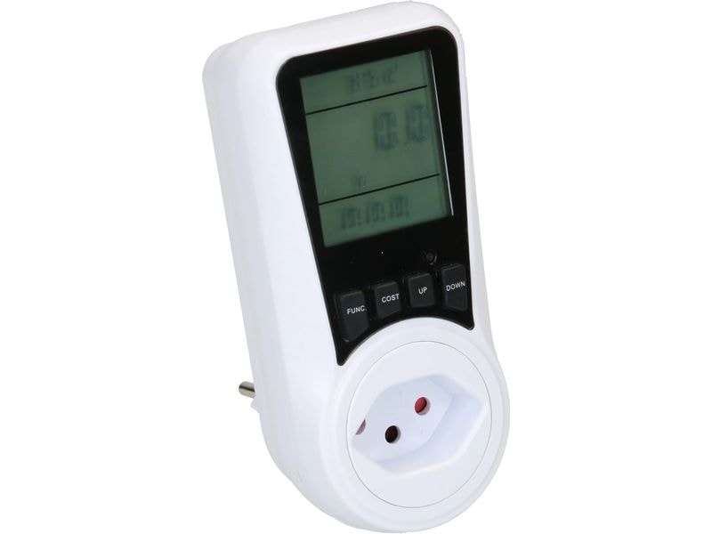 Max Hauri Energiemessgerät 220-240 V, max. 2300 W Digitaler Energiemessgerät