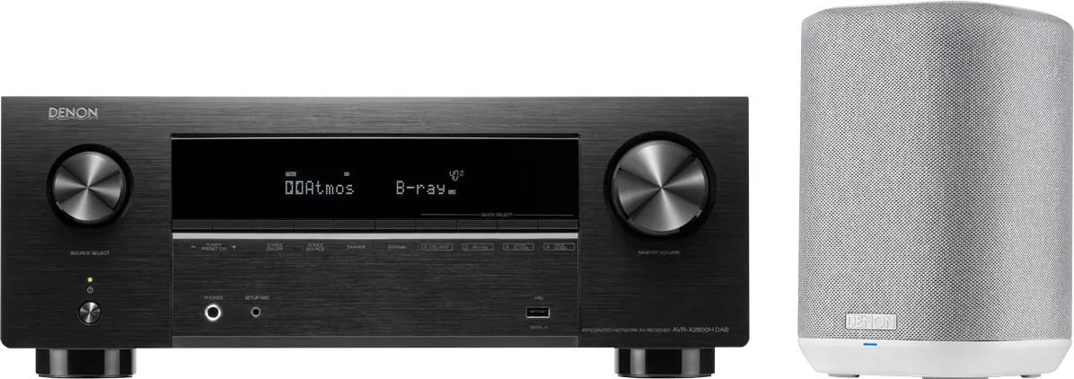 Denon AVR-X2800H DAB   Home 150 Blanc Amplis home-cinéma
