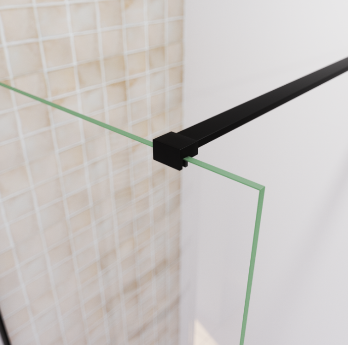 Saniclear Nero stabilisatiestang 100cm zwart mat