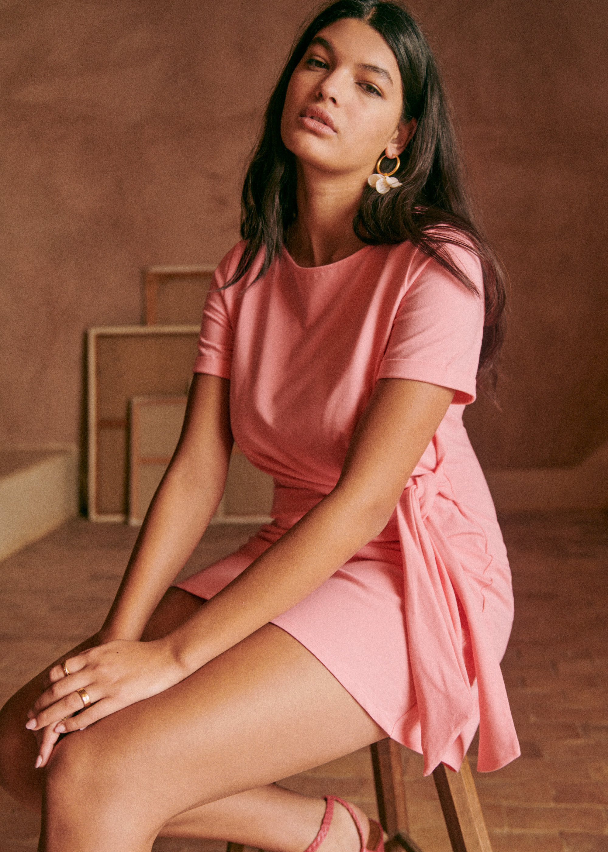 Robe Pippa courte - Rose bubble - E-SHOP/ROBES 5905146