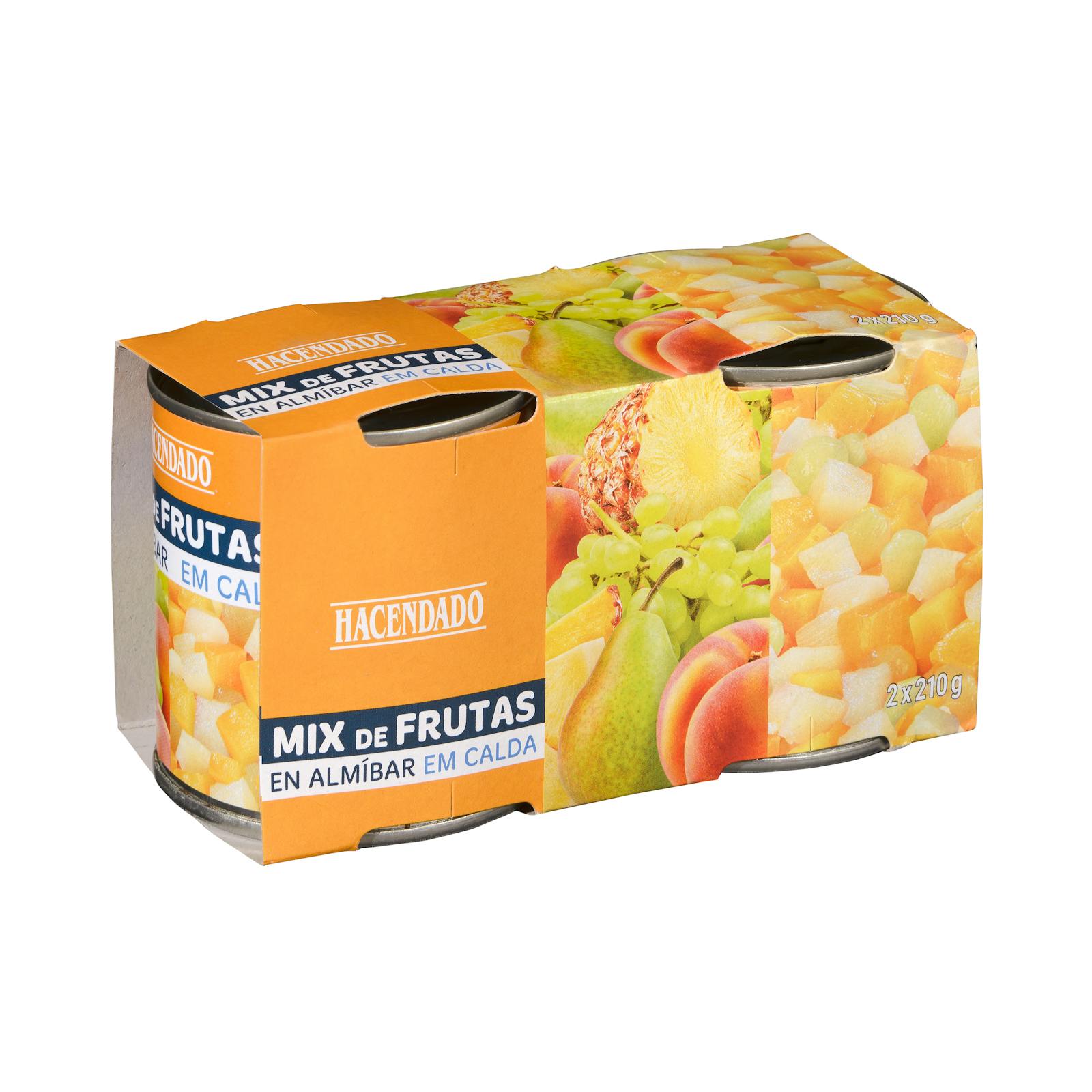 Mélange de salade de fruits Hacendado au sirop