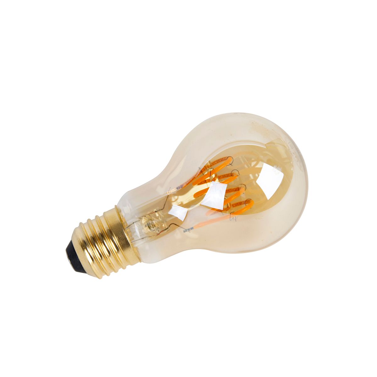 Set van 5 E27 dimbare LED spiraal lampen A60 goldline 4W 270 lm 2200K