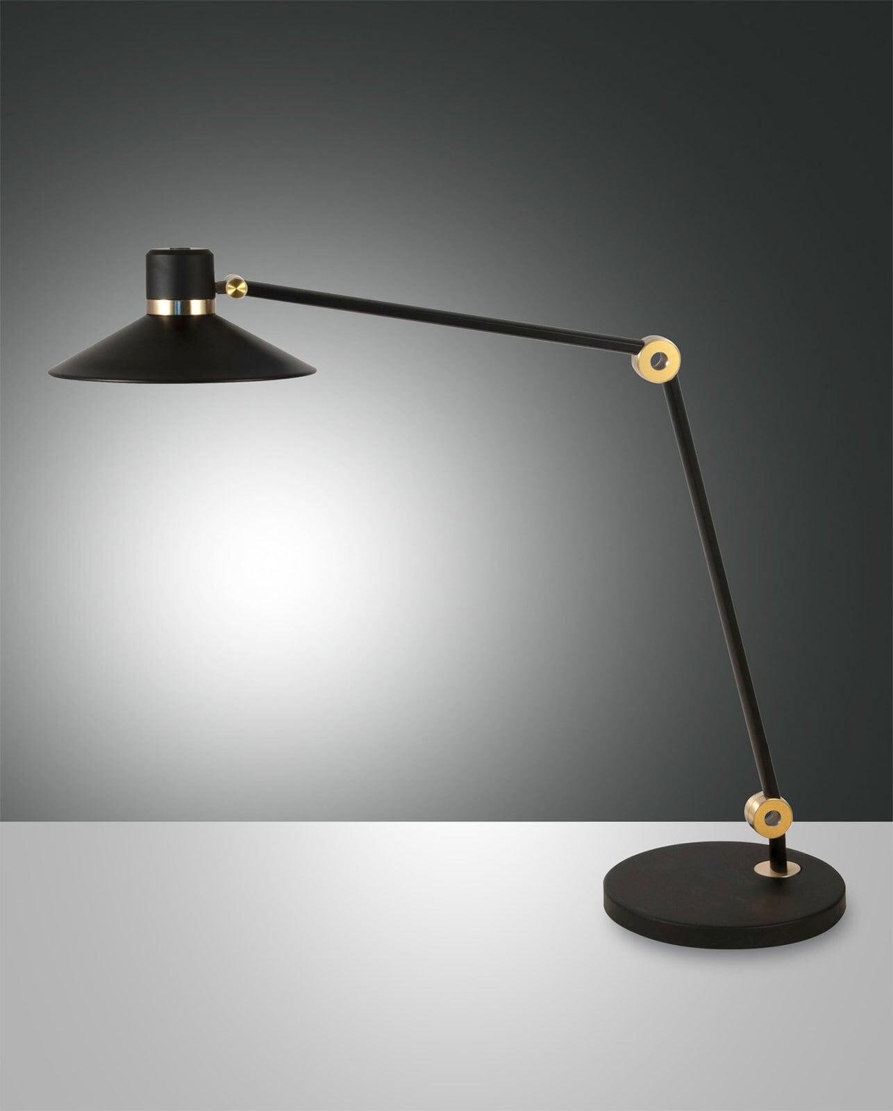 FABAS LUCE LED Schreibtischlampe PANAREA schwarz