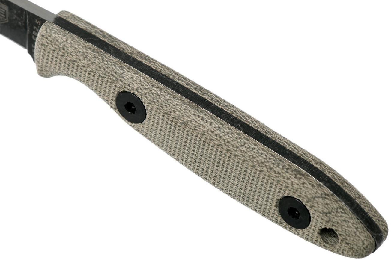ESEE Camp-Lore CR 2.5 Black Oxide Coating vaststaand mes, Cody Rowen design