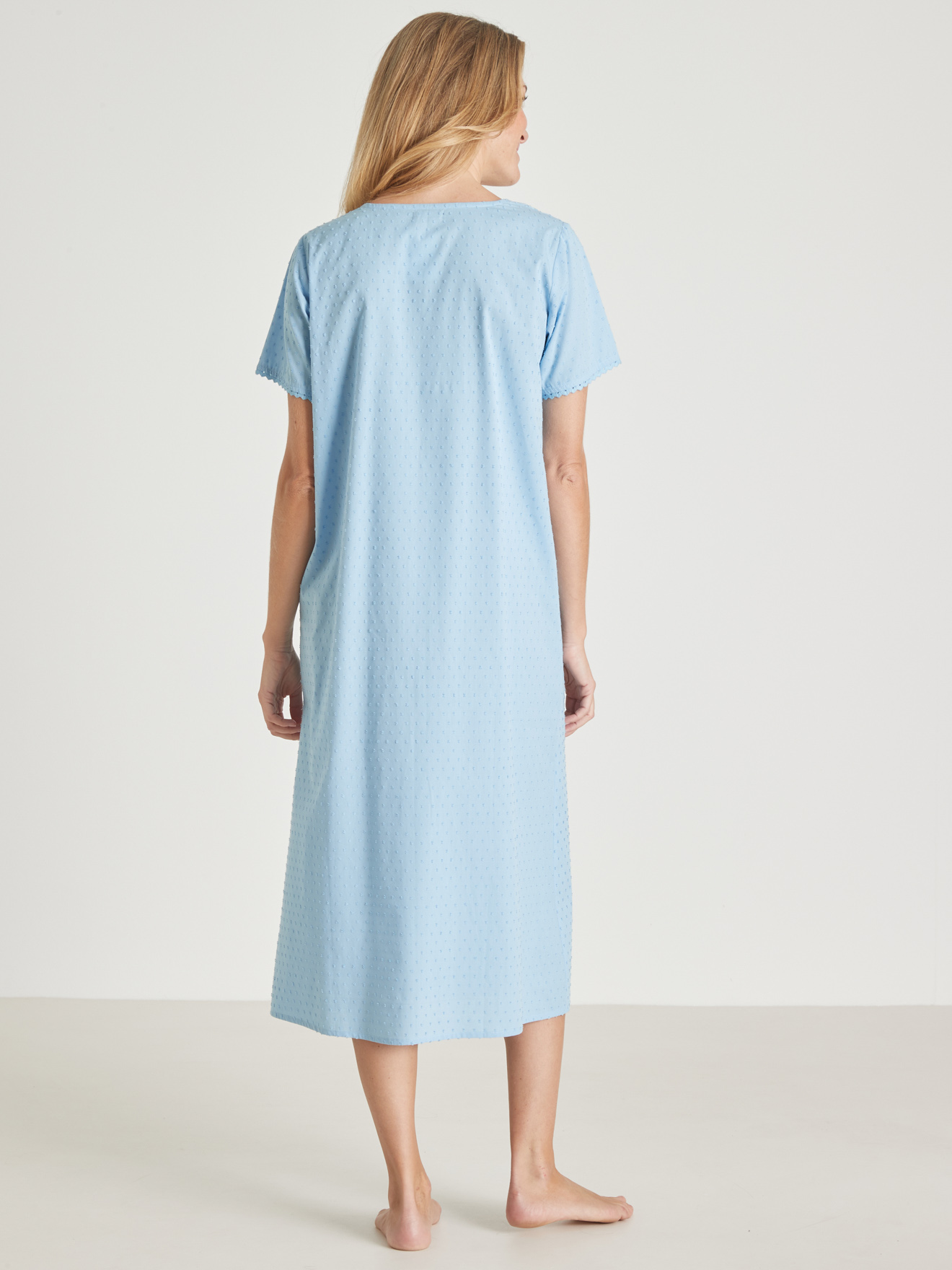 Chemise de nuit plumetis