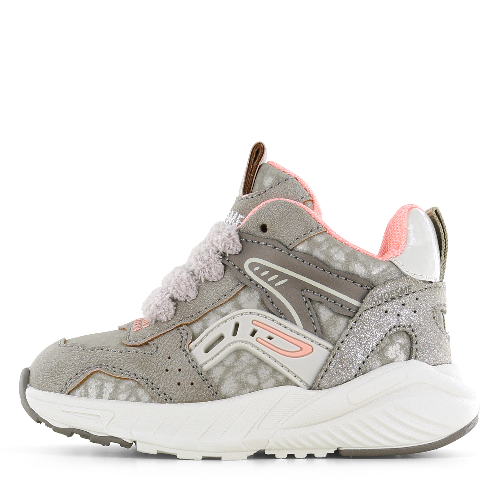 Shoesme sportief shiny sneakertje Microfiber nubuck, Suède | Sale