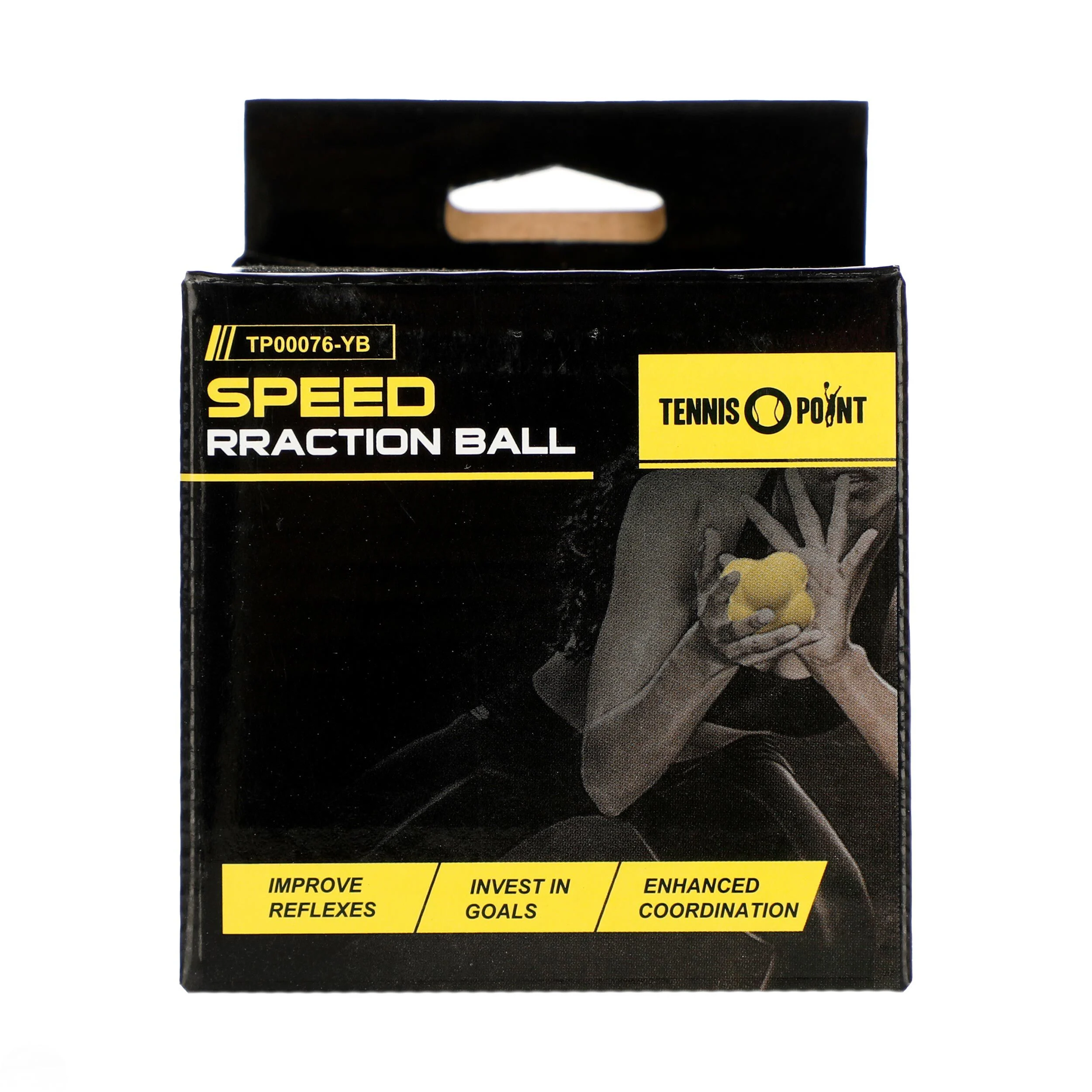 Tennis-Point Speed Reaction Ball - Small - Jaune , Noir
