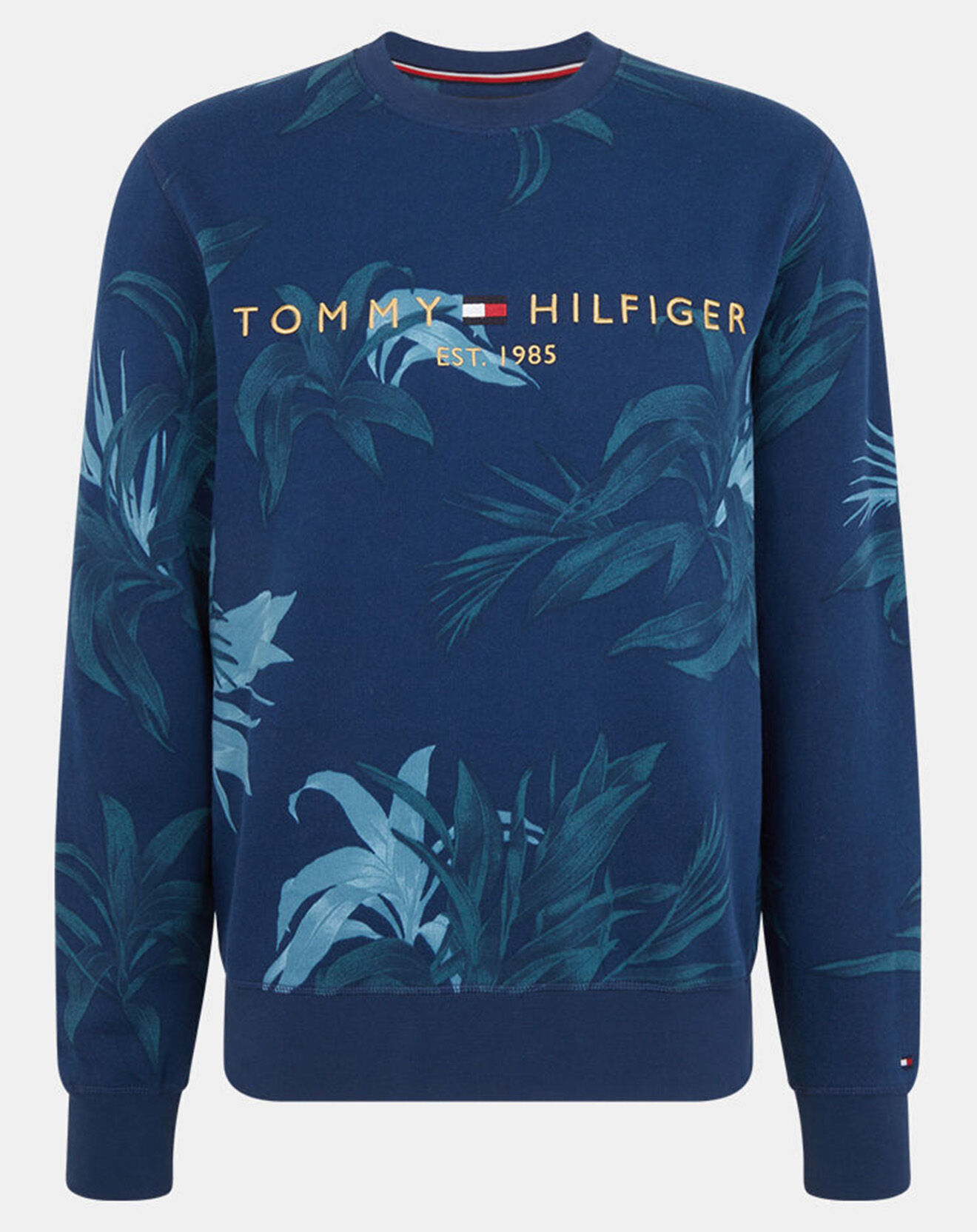 Tommy Hilfiger Sweat Palm Floral imprimé bleu marine