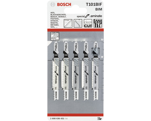 Bosch T 101 BIF decoupeerzaagblad, 5-pack