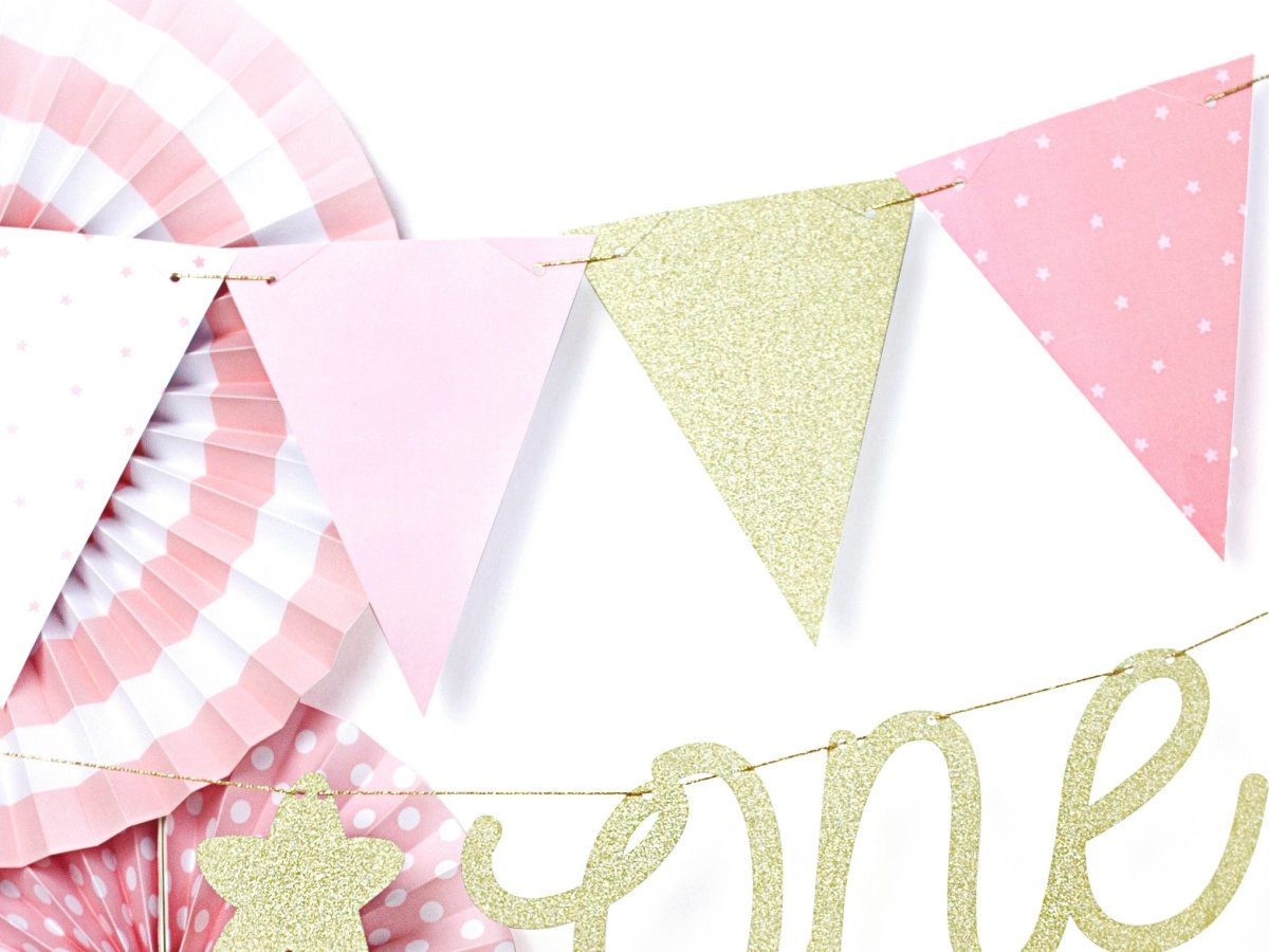 Roze Gouden Slingers 1,3m