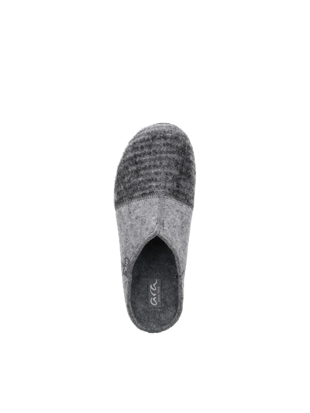 Hausschuh Cosy grau multi