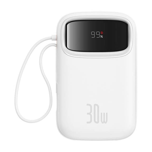 Baseus QPow 2 10000mAh 30W powerbank (hvid)