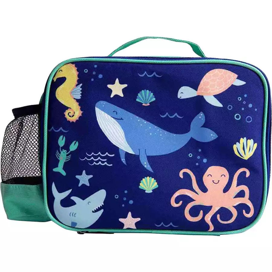 Ladelle Kinder Lunchtasche Ocean 23 x 18 x 9,5 cm dunkelblau