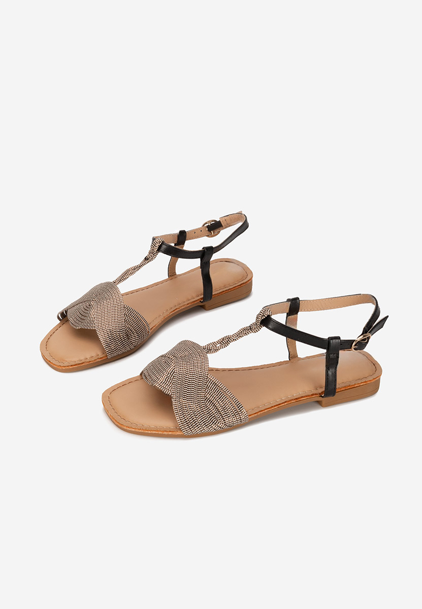 Sandales femme noires Zuralia