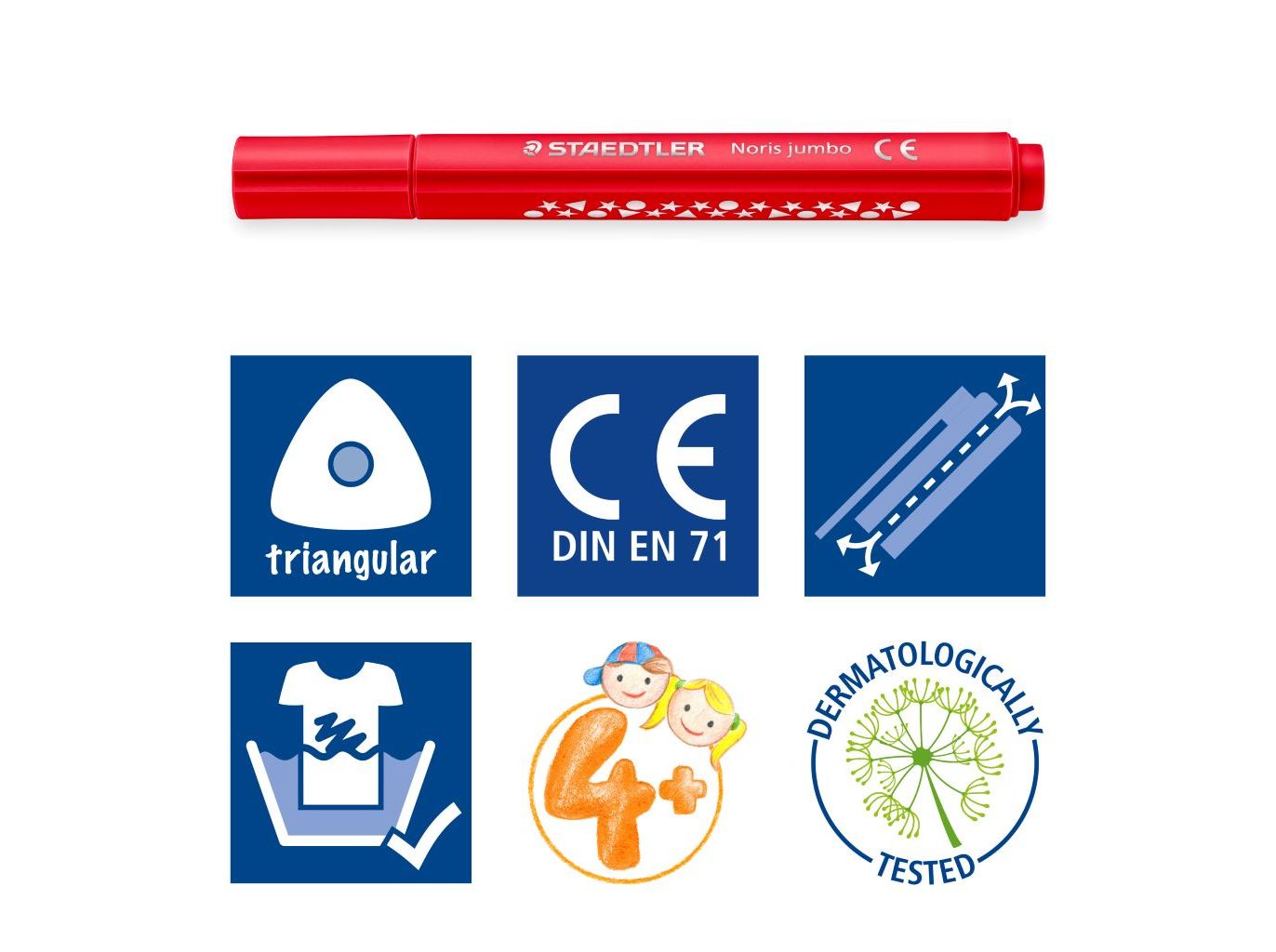 CONJUNTO 10 MARCADORES STAEDTLER NORIS JUNIOR