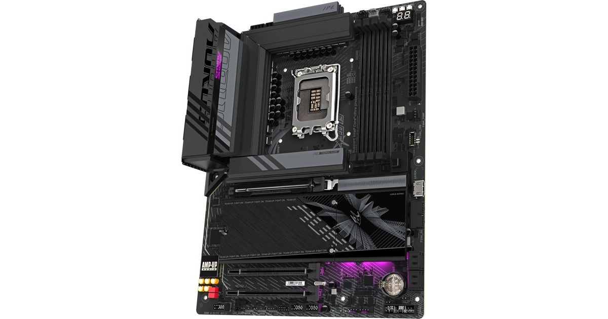 GIGABYTEZ890 AORUS ELITE WIFI7 socket 1851 moederbord  (RAID, 2.5Gb-LAN, Wi-Fi 7, BT, Sound, ATX)