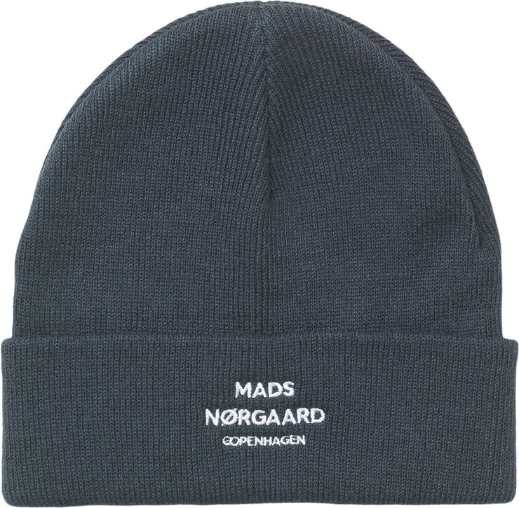 Mads Nørgaard - Copenhagen Isak Logo Ambas Beanie Blå