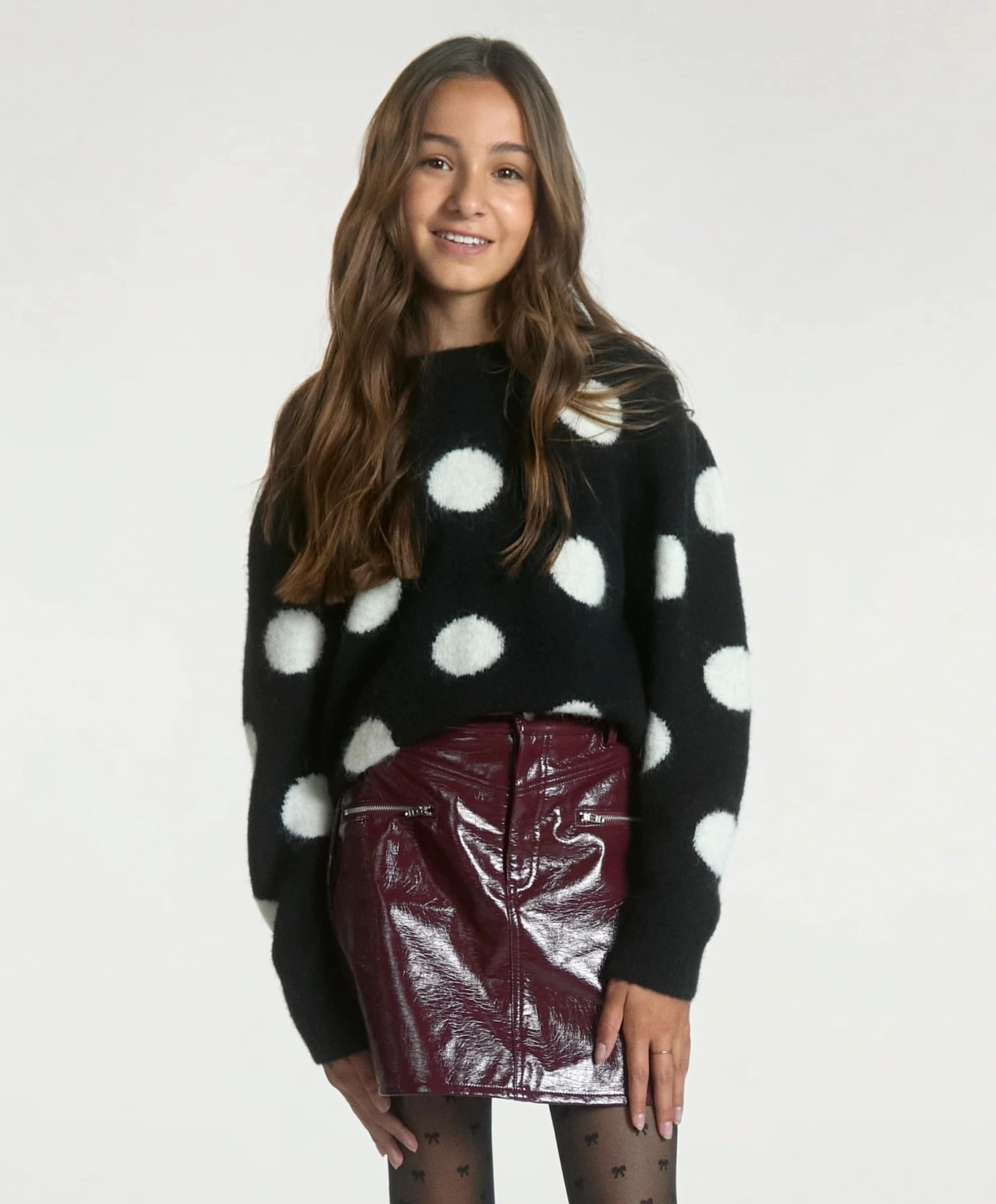 Aaiko Girls Meisjes sweater zwart