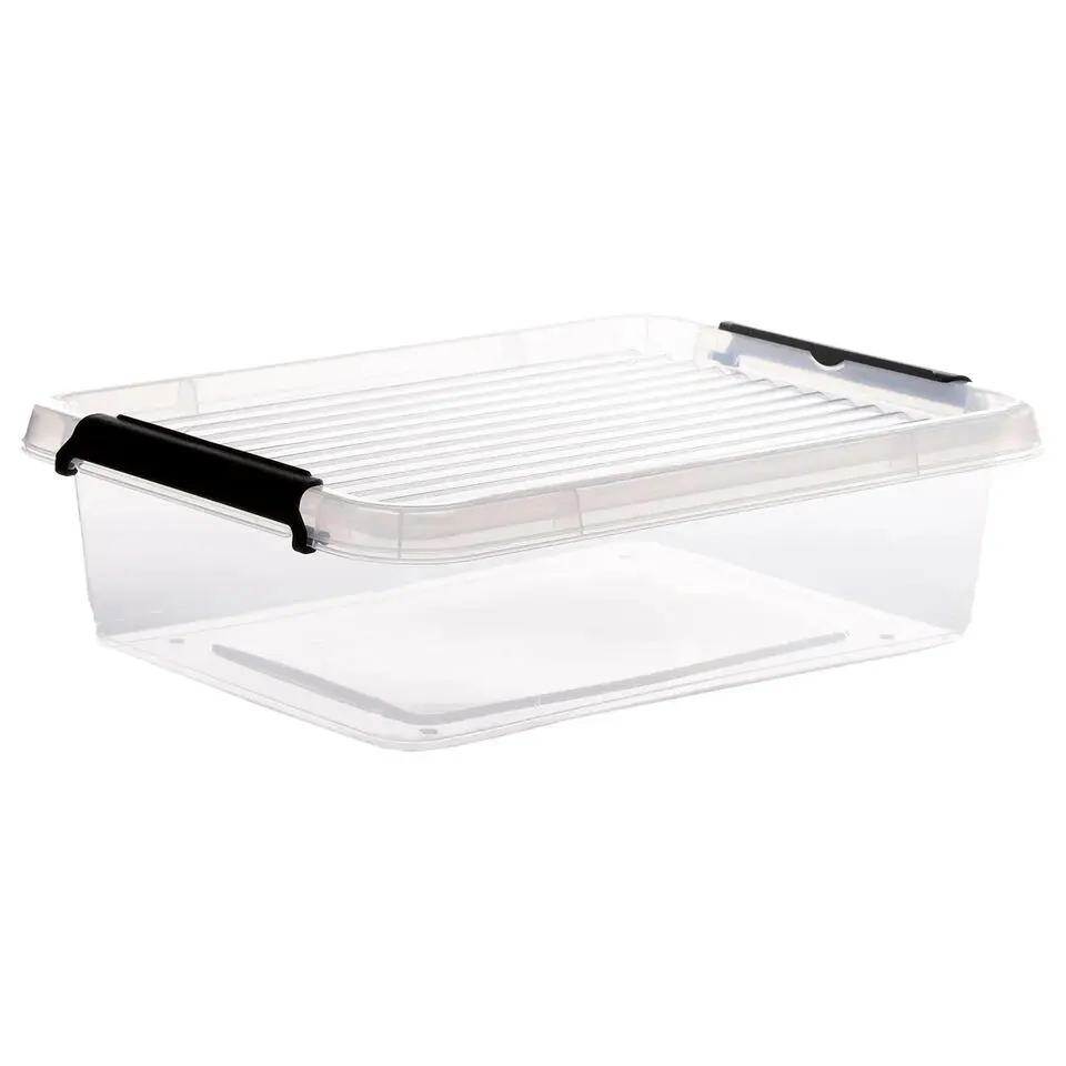 5Five Opbergkist met deksel - Clip Box - 8,5L - 39x29x12 cm