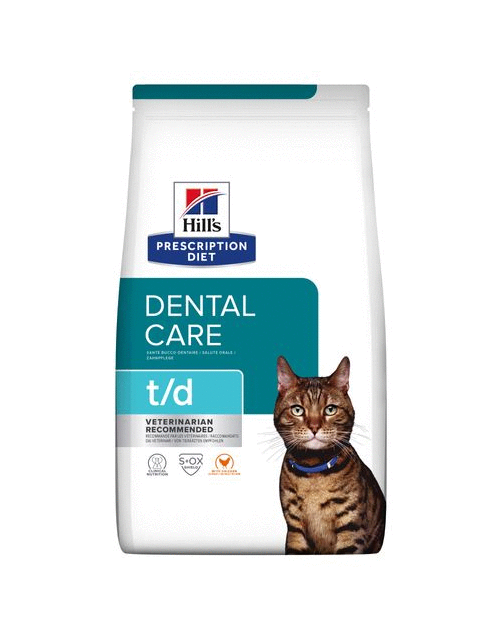 Hill's Prescription Diet T\/D Dental Care Zak Kip - Kattenvoer