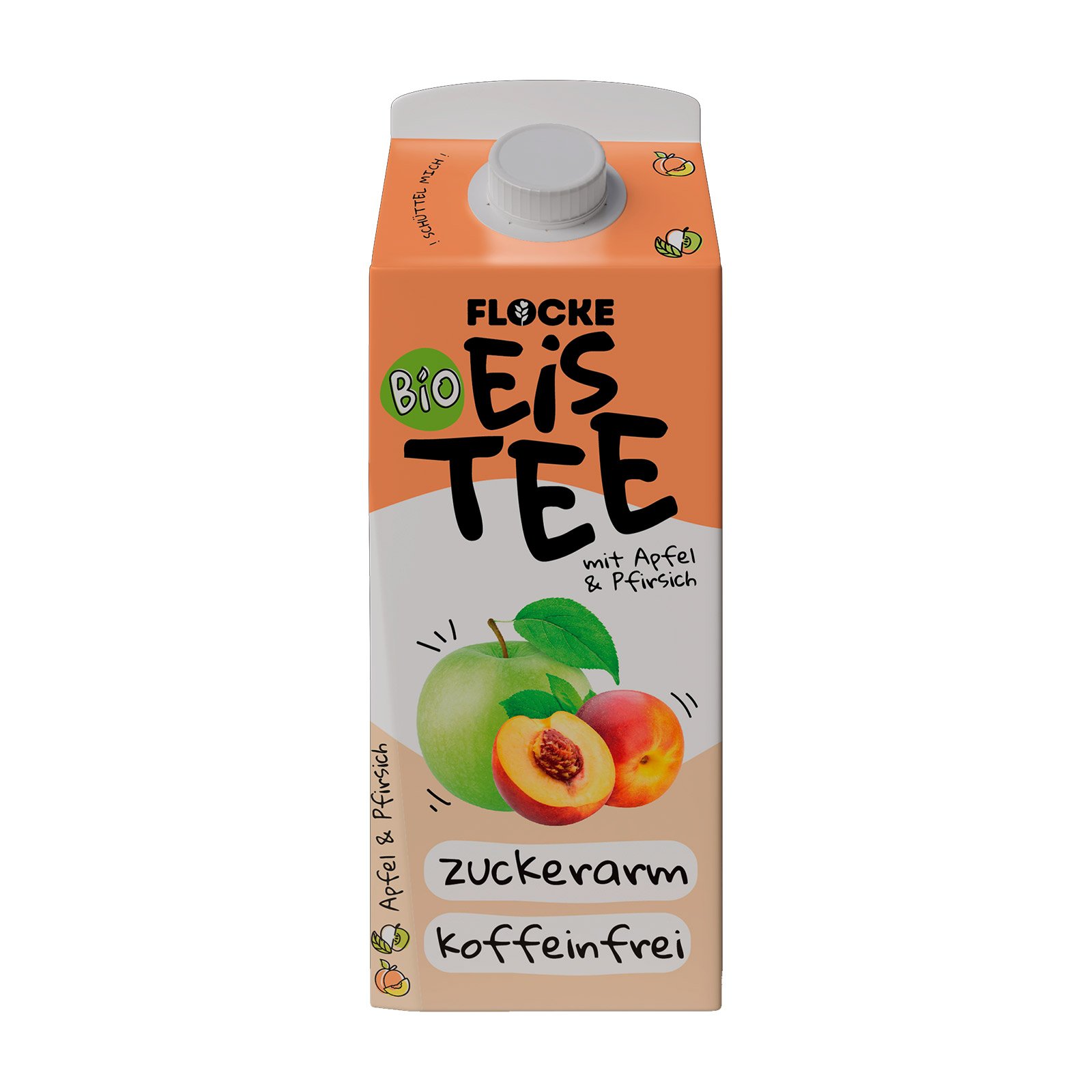 Flocke Bio Eistee Apfel-Pfirsich